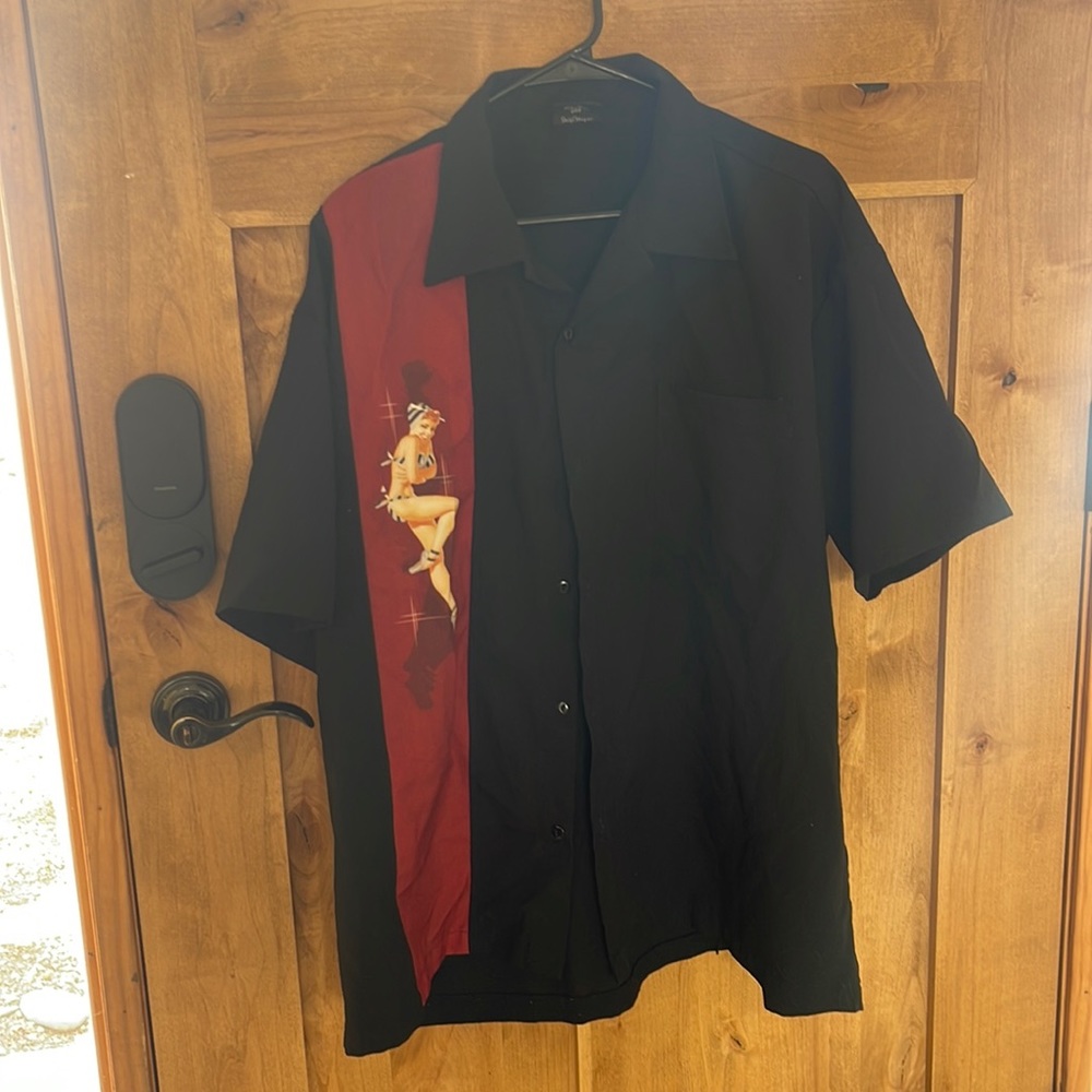 Steady last call vintage mens shirt 2XL